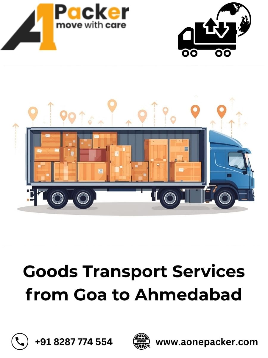 Goods Transport from Goa to Ahmedabad