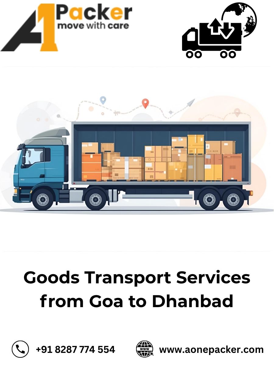 Goods Transport from Goa to Dhanbad