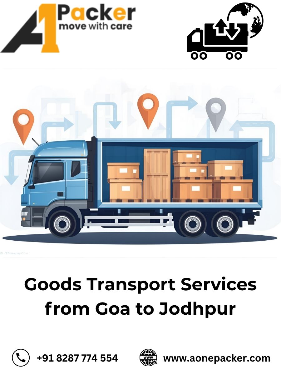 Goods Transport from Goa to Jodhpur