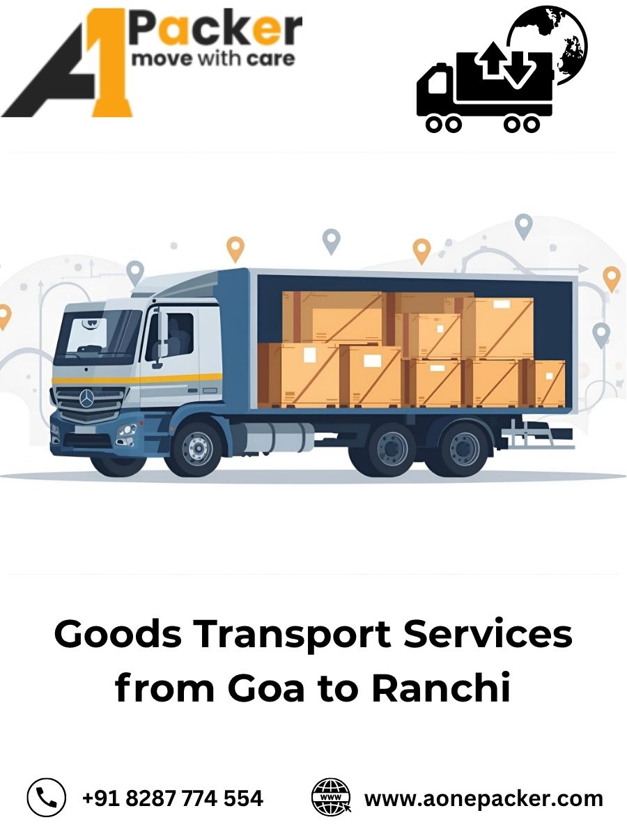 Goods Transport from Goa to Ranchi