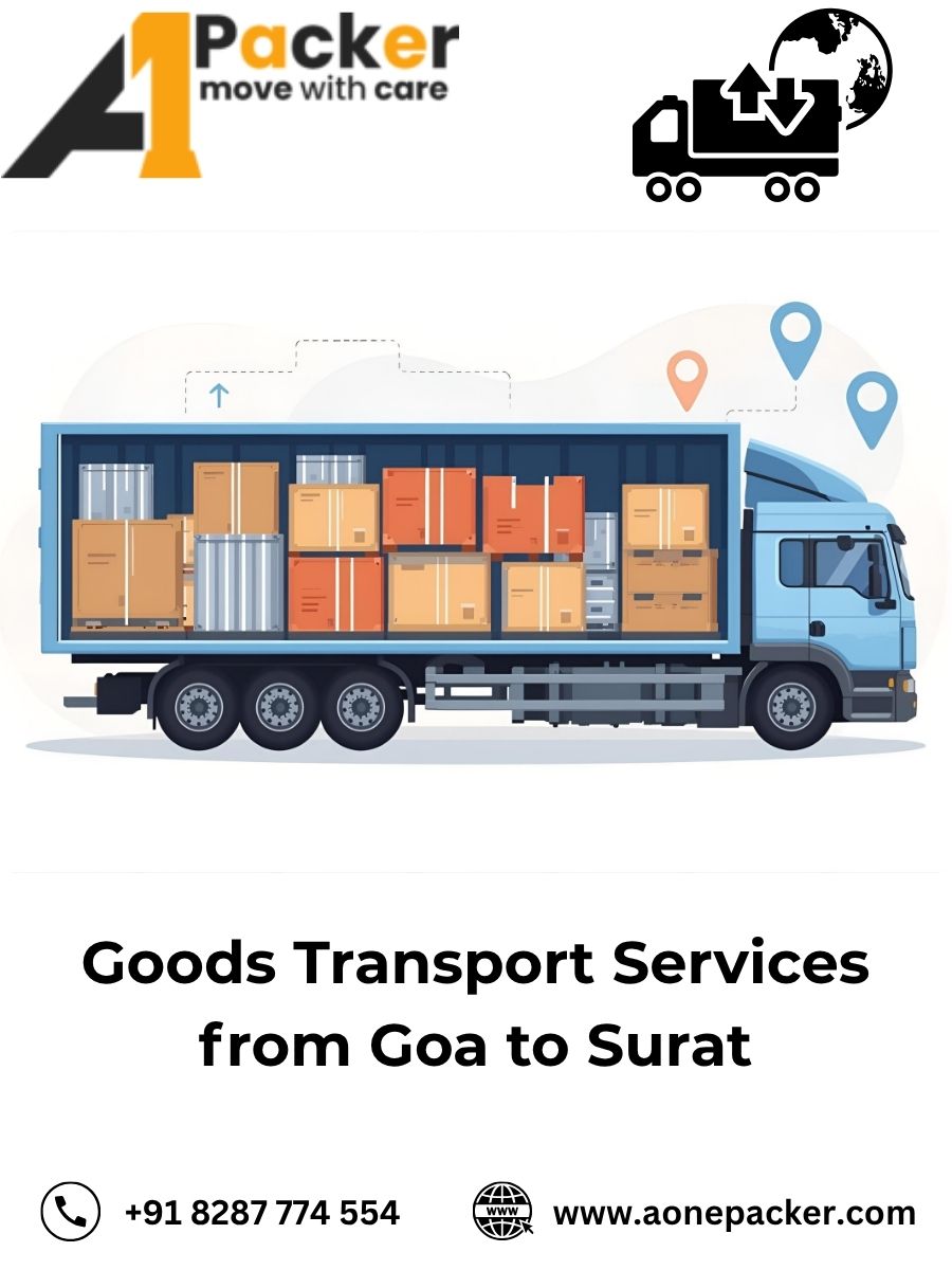 Goods Transport from Goa to Surat