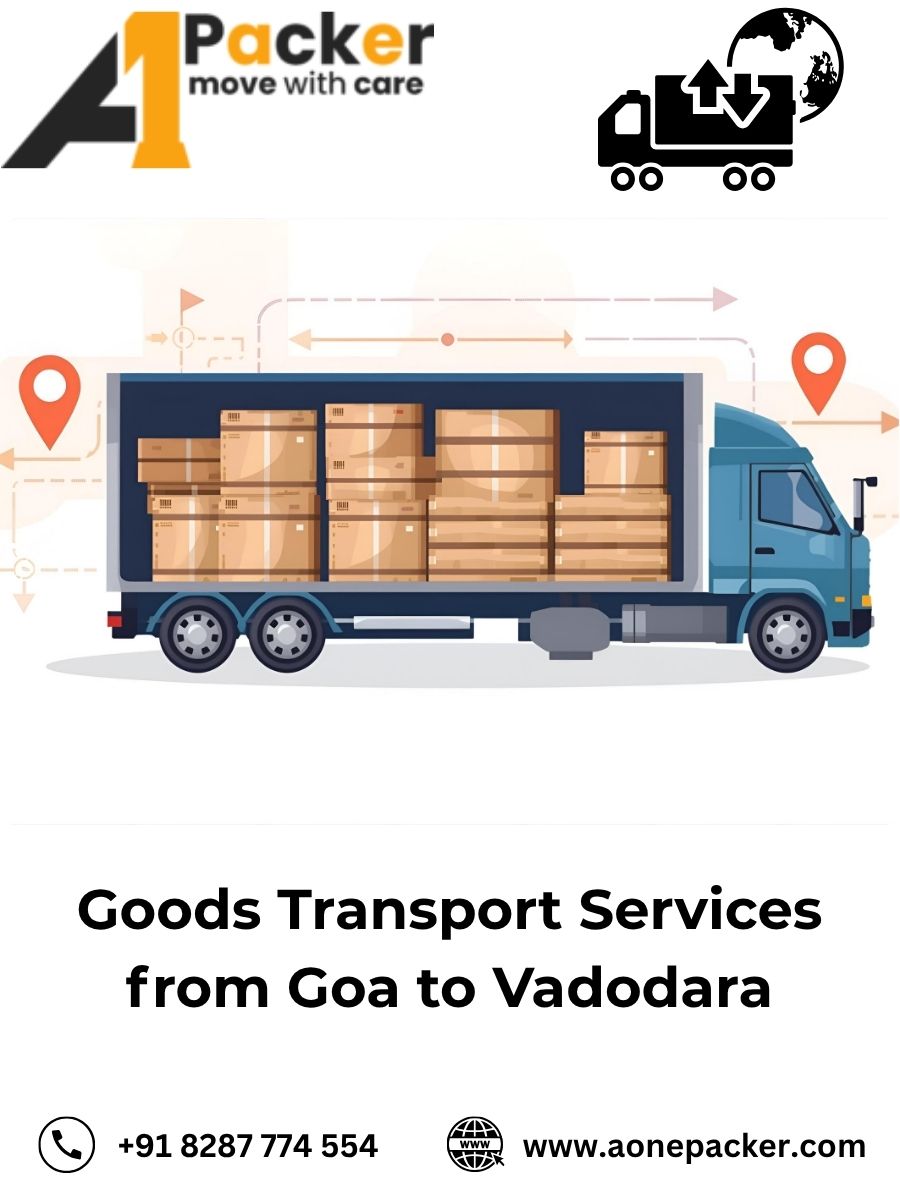 Goods Transport from Goa to Vadodara