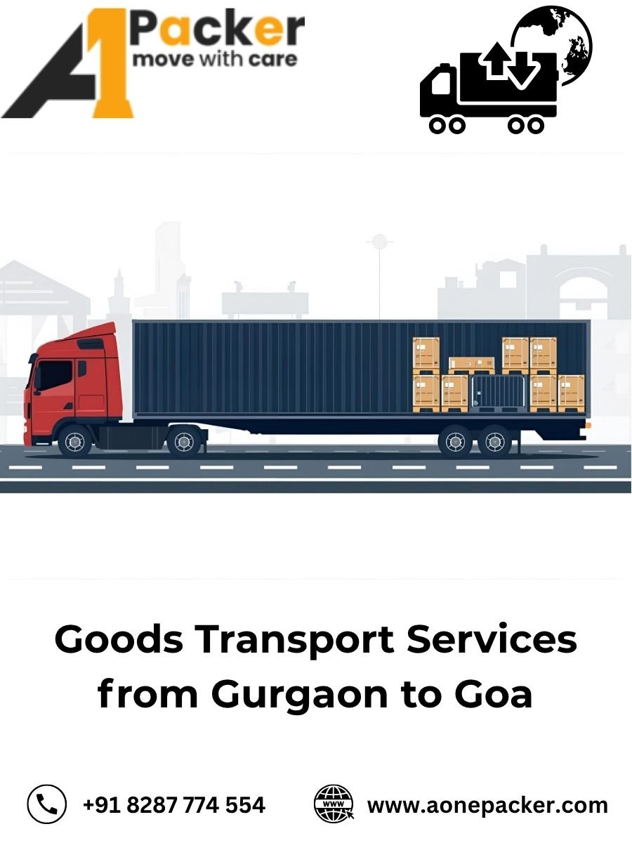 transport cost from Gurgaon to Goa