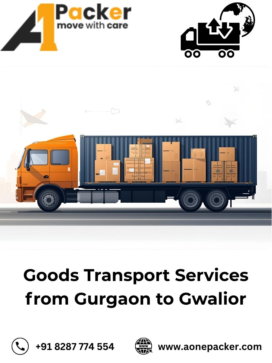 transport cost from Gurgaon to Gwalior