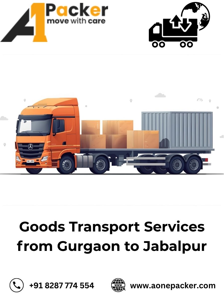 Goods Transport from Gurgaon to Jabalpur