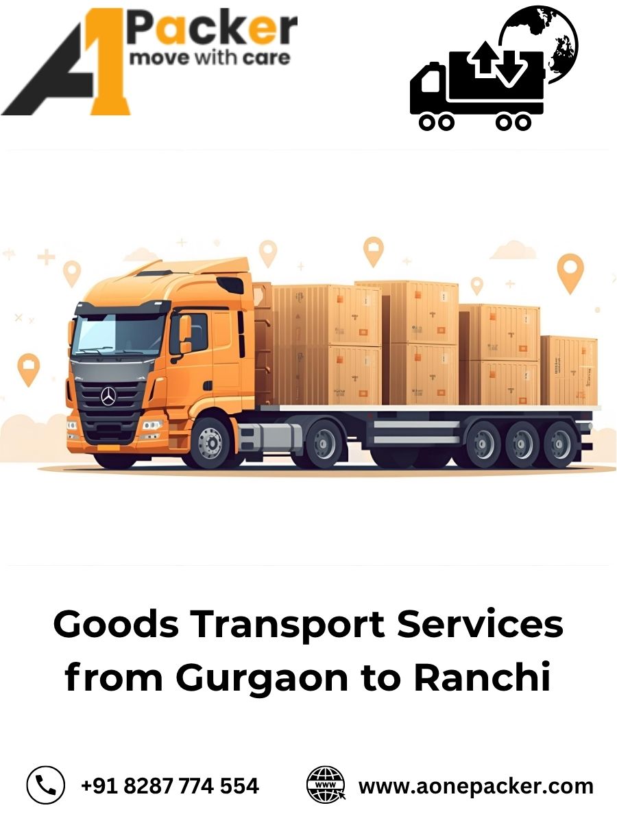 Goods Transport from Gurgaon to Ranchi