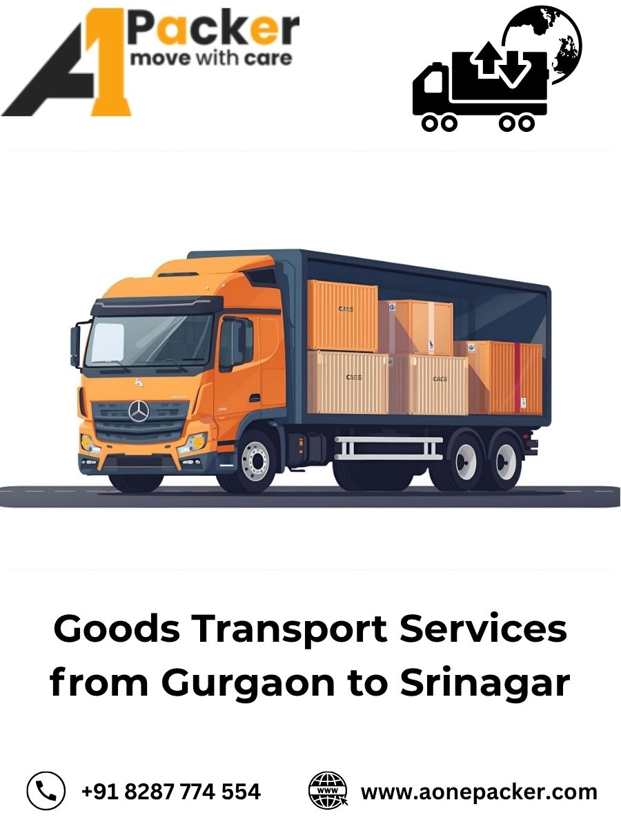 Goods Transport from Gurgaon to Srinagar