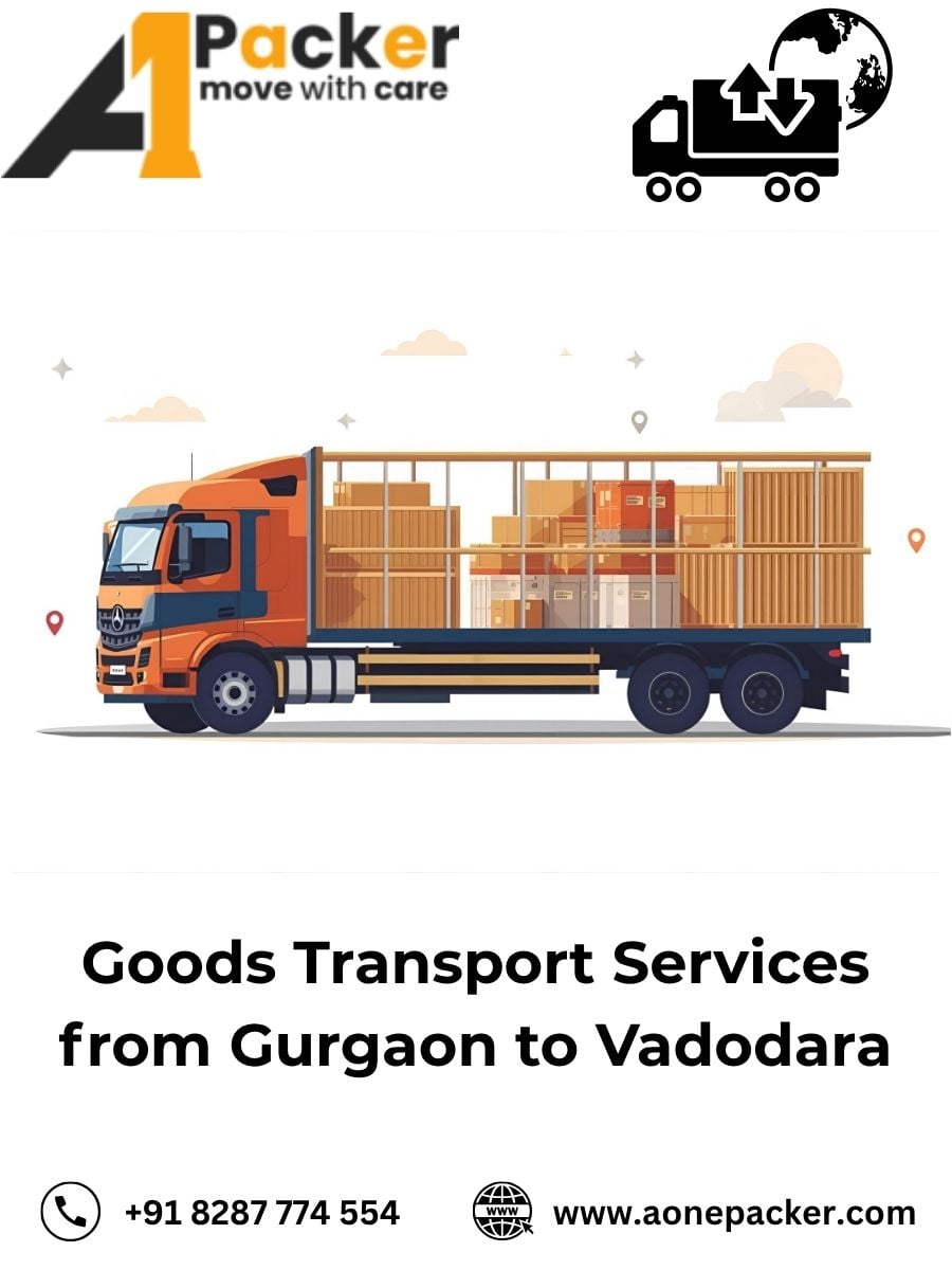 Goods Transport from Gurgaon to Vadodara