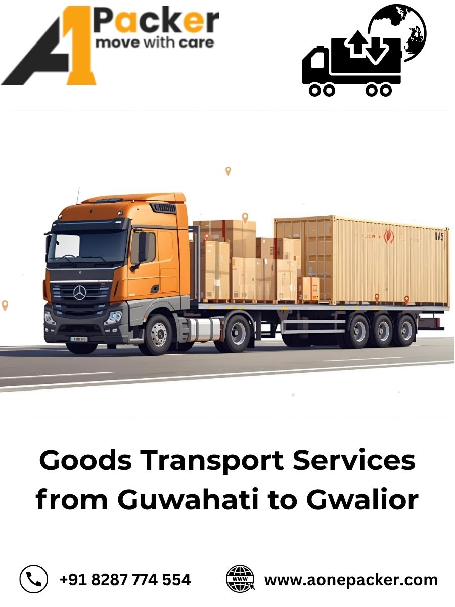 Goods Transport from Guwahati to Gwalior