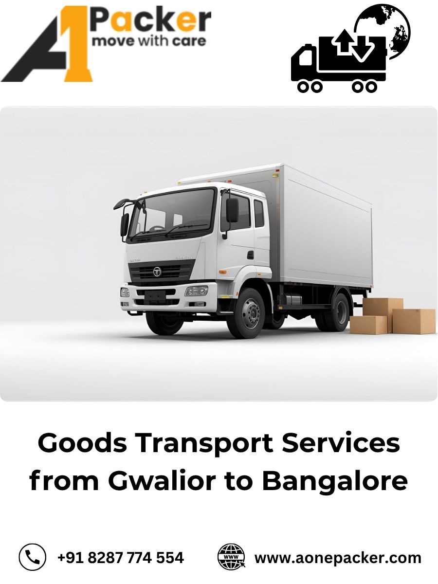 Goods Transport from Gwalior to Bangalore