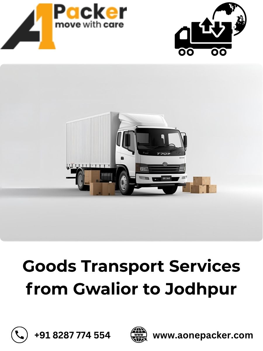 Goods Transport from Gwalior to Jodhpur