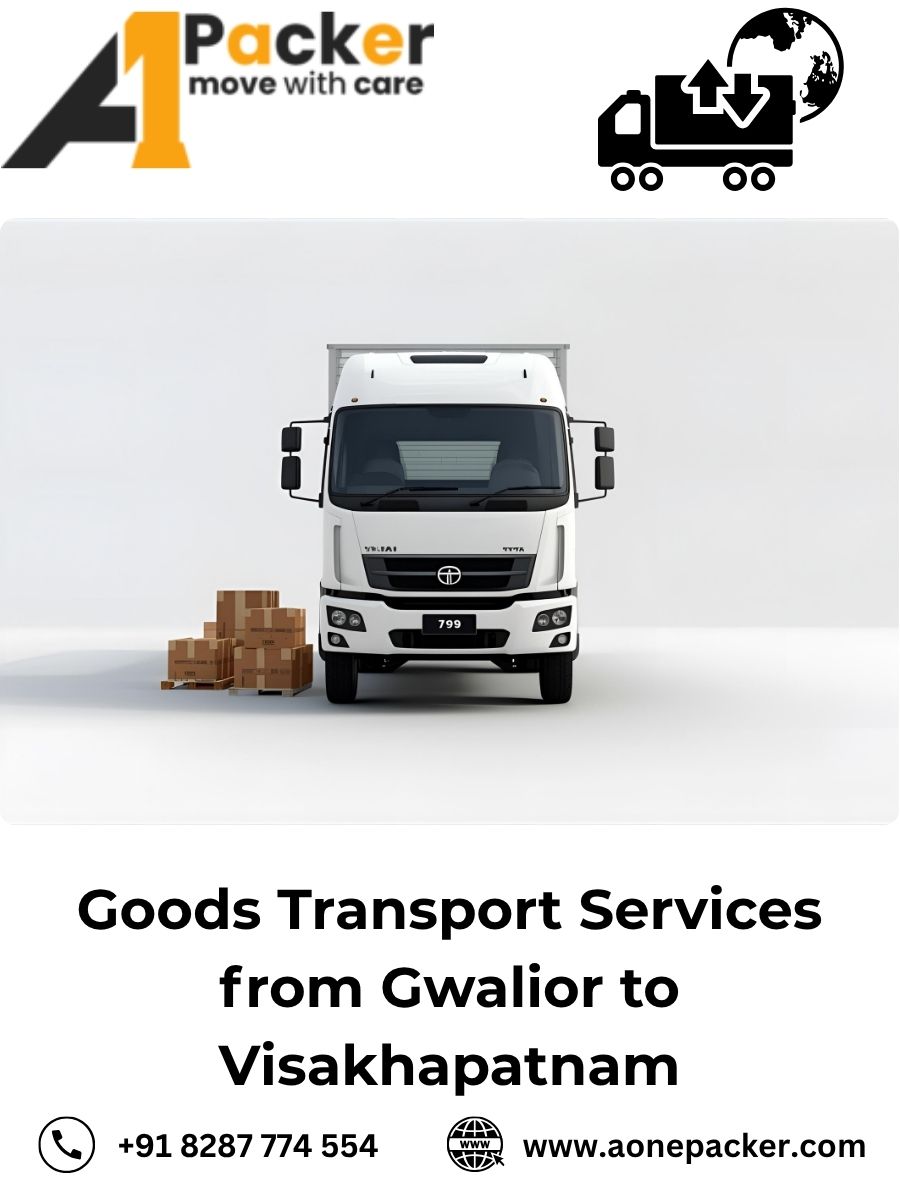 Goods Transport from Gwalior to Visakhapatnam
