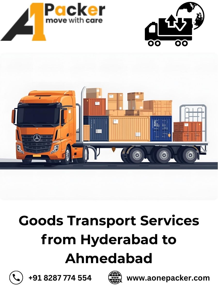 Goods Transport from Hyderabad to Ahmedabad