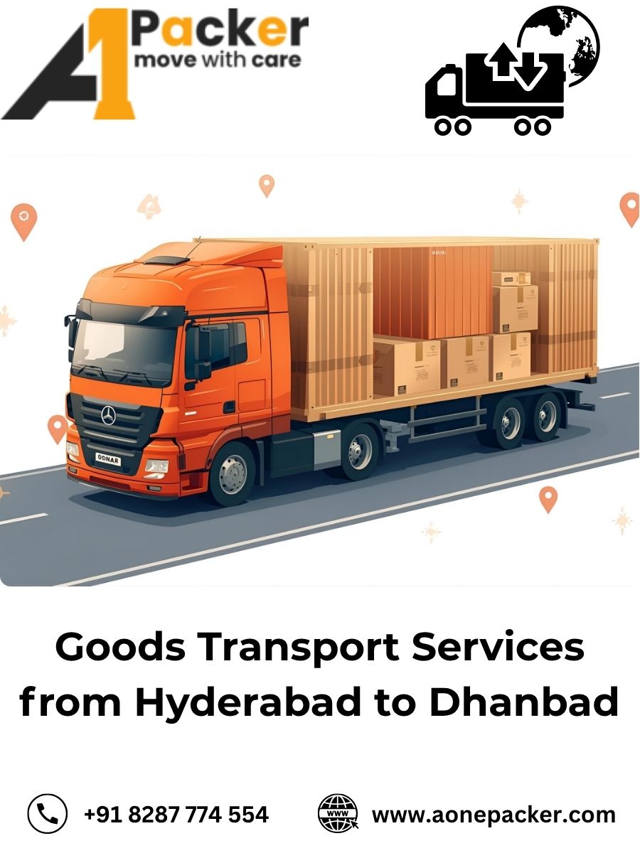 Goods Transport from Hyderabad to Dhanbad