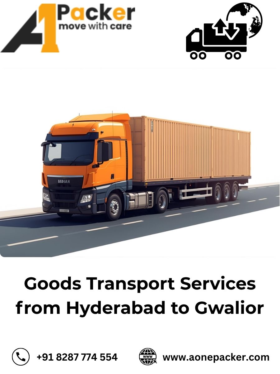 Goods Transport from Hyderabad to Gwalior