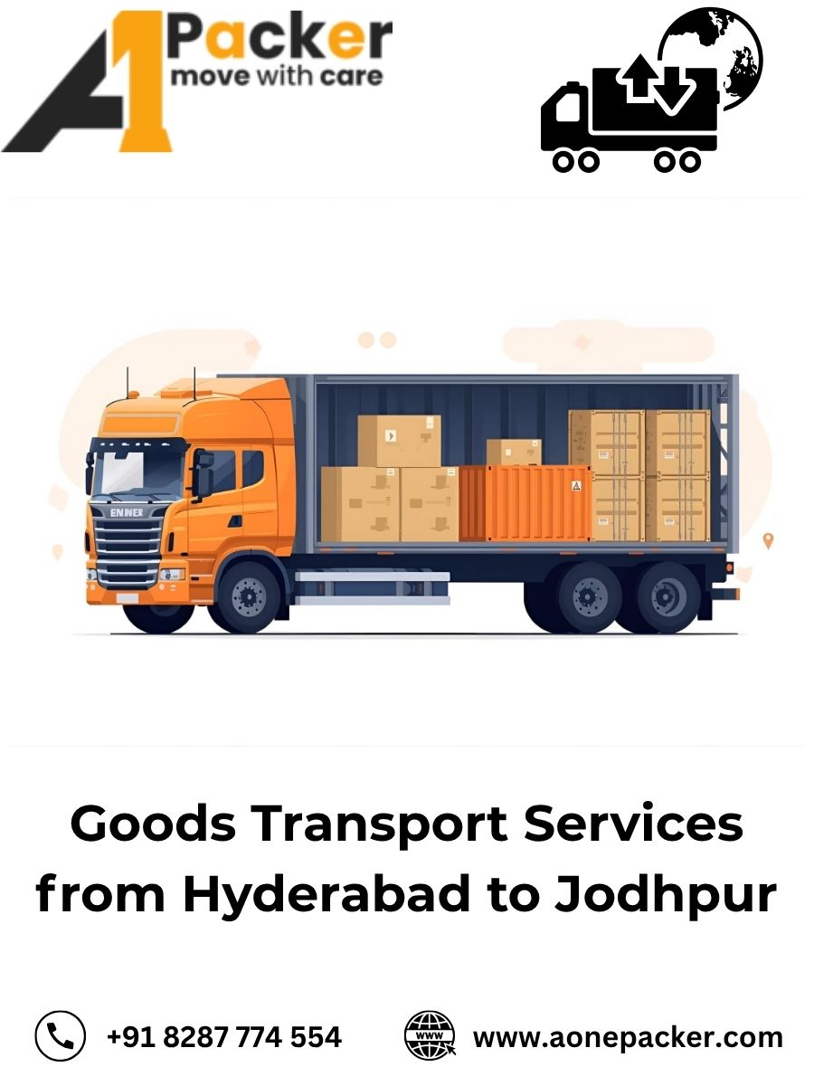 Goods Transport from Hyderabad to Jodhpur