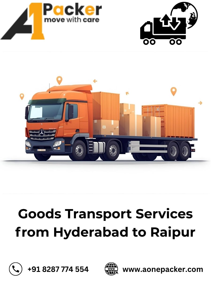 Goods Transport from Hyderabad to Raipur