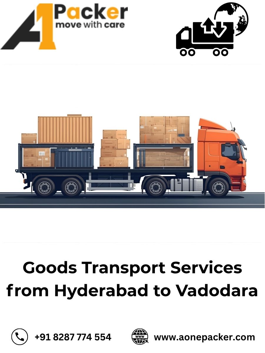 Goods Transport from Hyderabad to Vadodara