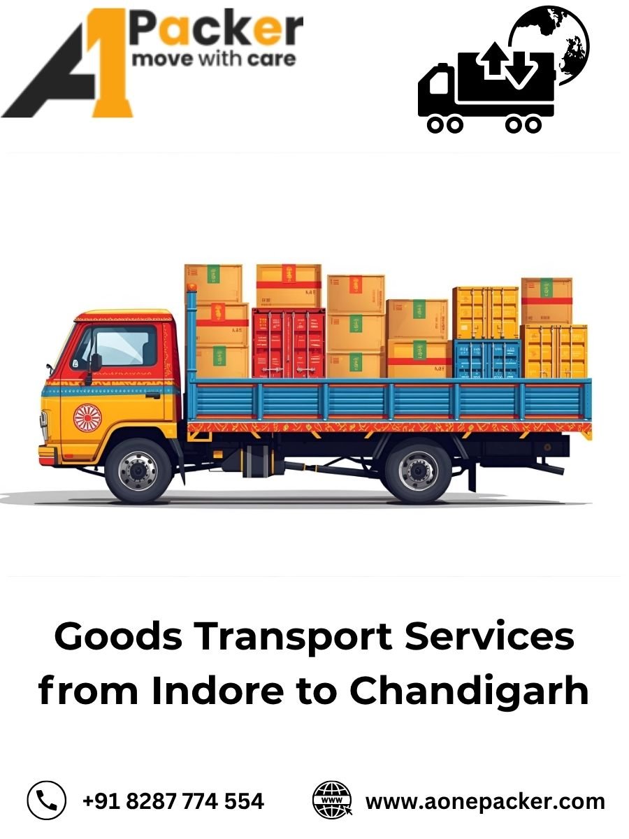 transport cost from Indore to Chandigarh