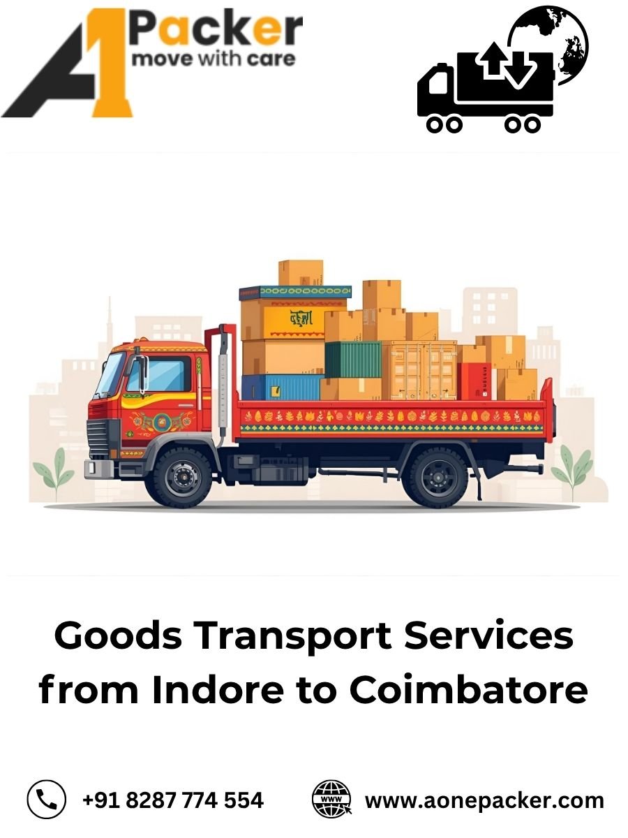 transport cost from Indore to Coimbatore