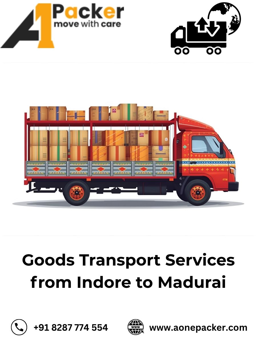 transport cost from Indore to Madurai