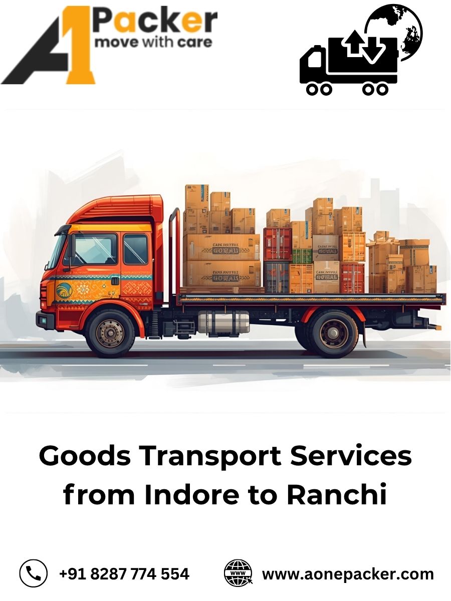 transport cost from Indore to Ranchi