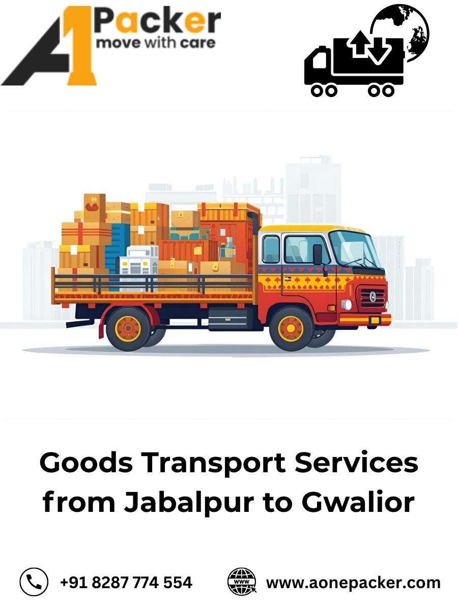 transport cost from Jabalpur to Gwalior