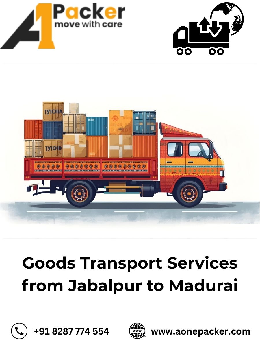 transport cost from Jabalpur to Madurai