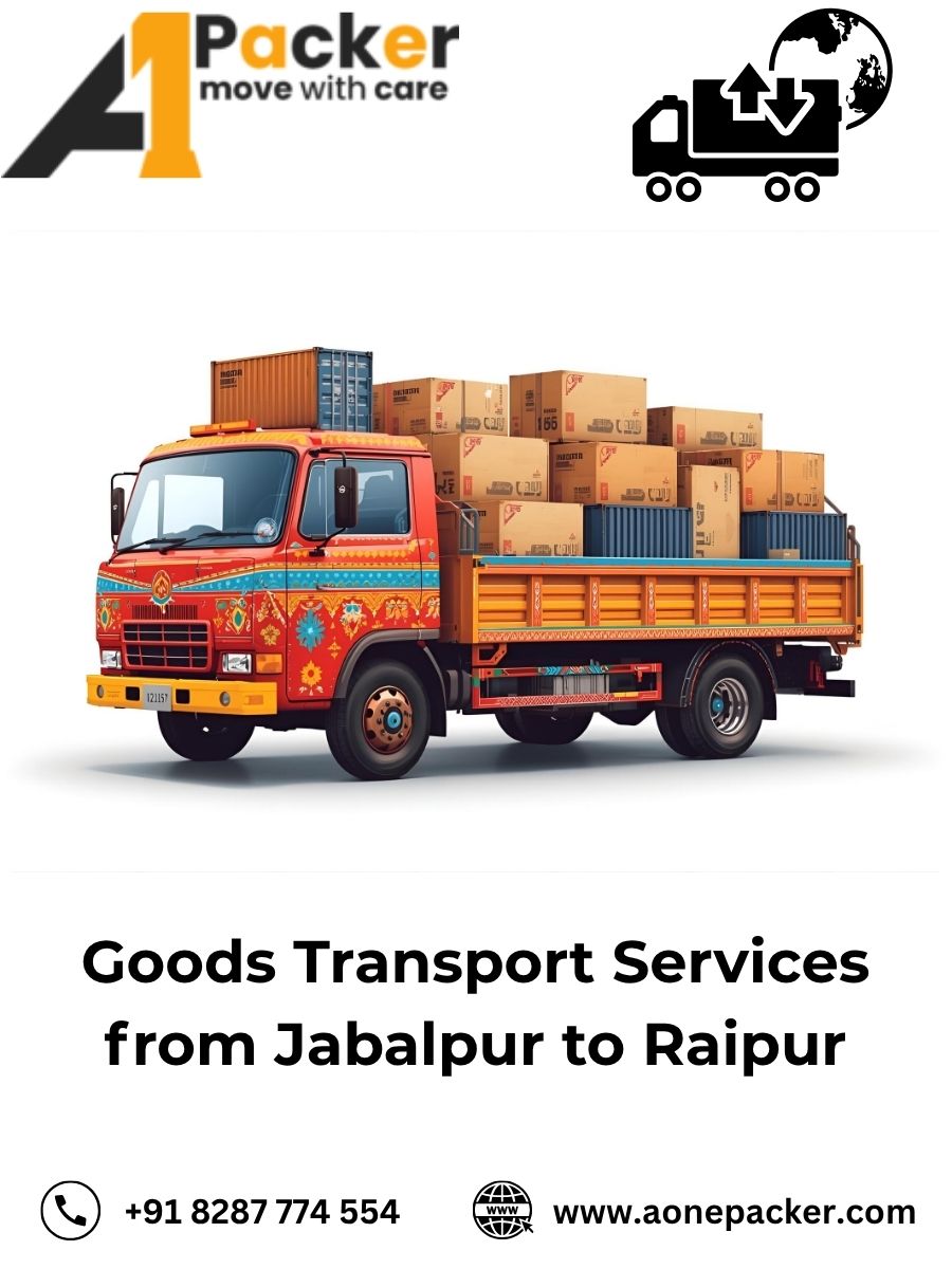 transport cost from Jabalpur to Raipur