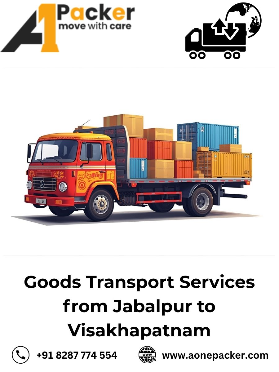 transport cost from Jabalpur to Visakhapatnam