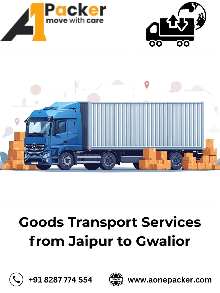 Goods Transport from Jaipur to Gwalior