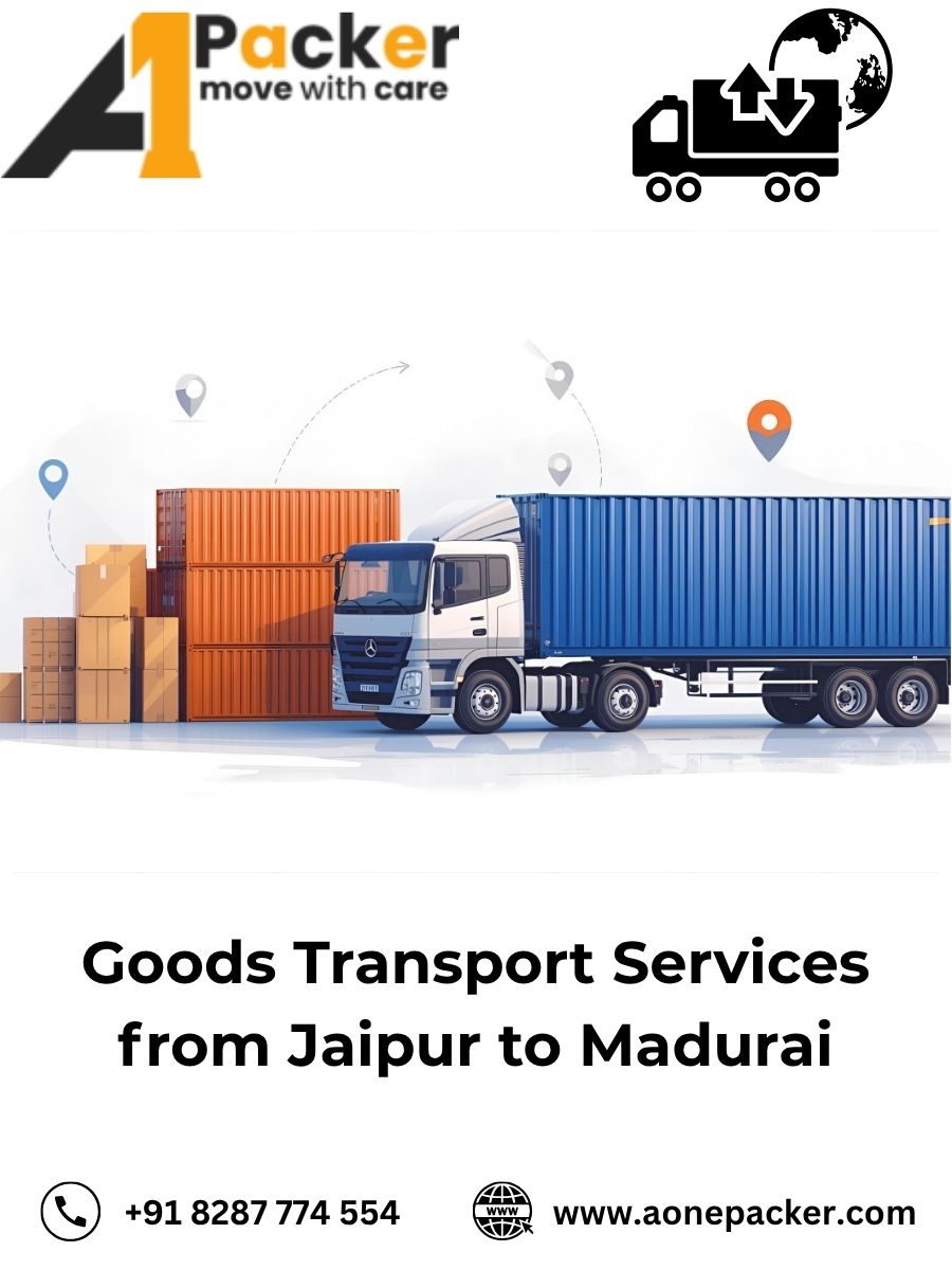 Goods Transport from Jaipur to Madurai