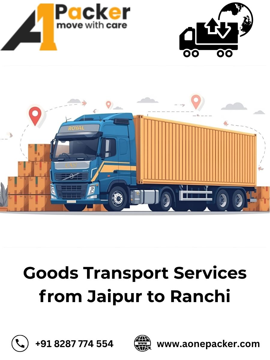 Goods Transport from Jaipur to Ranchi