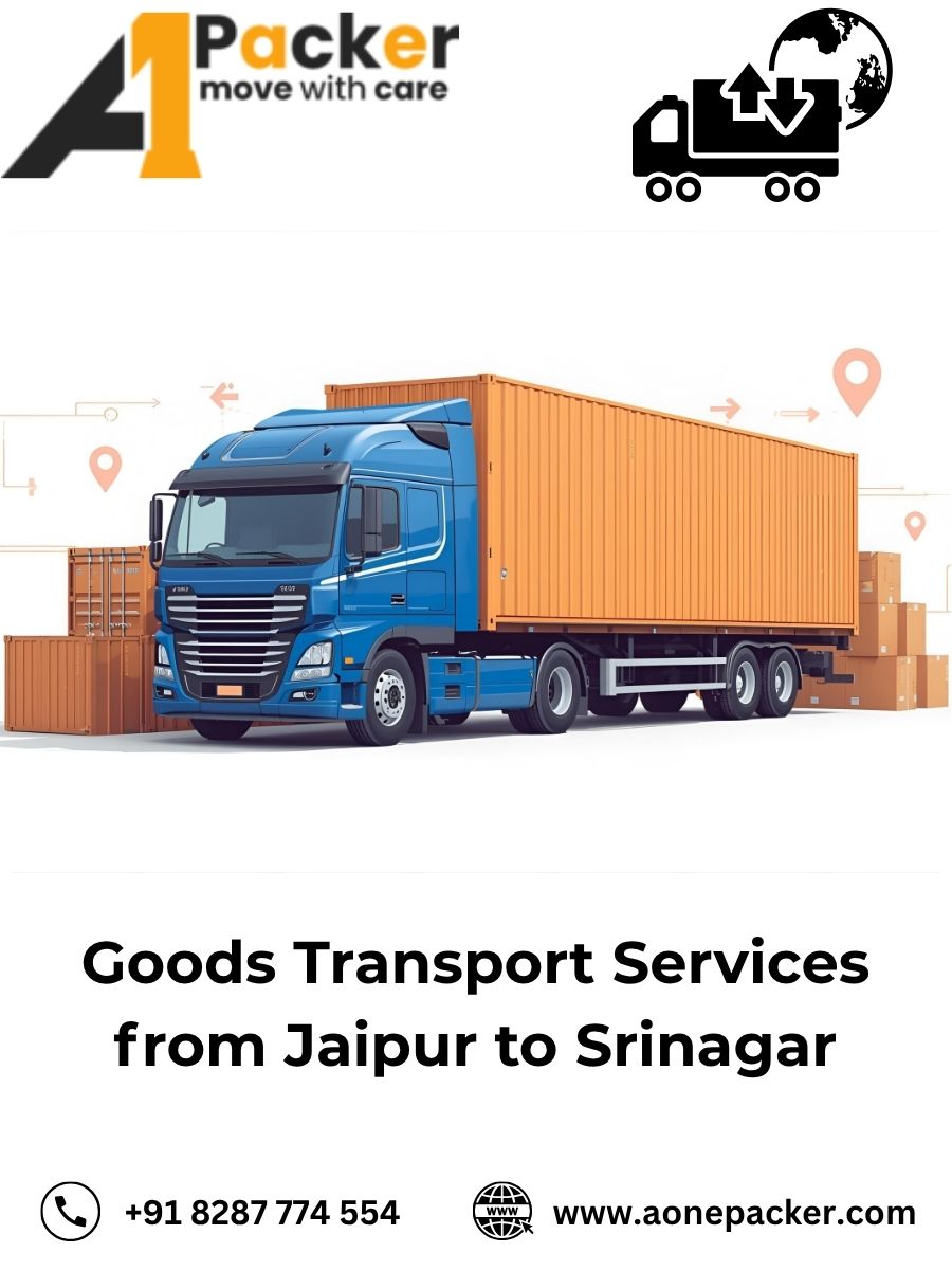 Goods Transport from Jaipur to Srinagar