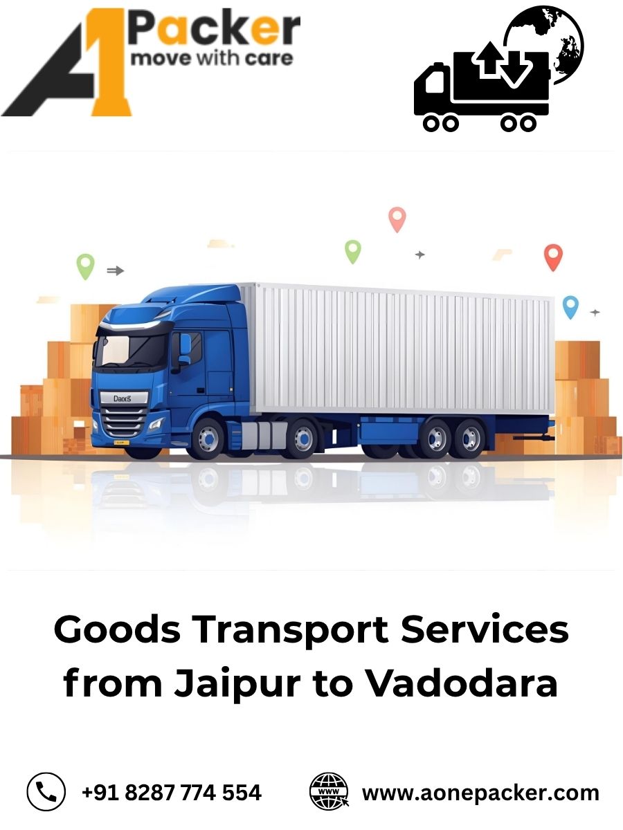 Goods Transport from Jaipur to Vadodara