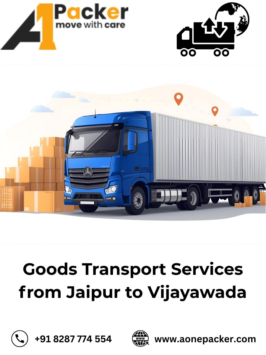 Goods Transport from Jaipur to Vijayawada