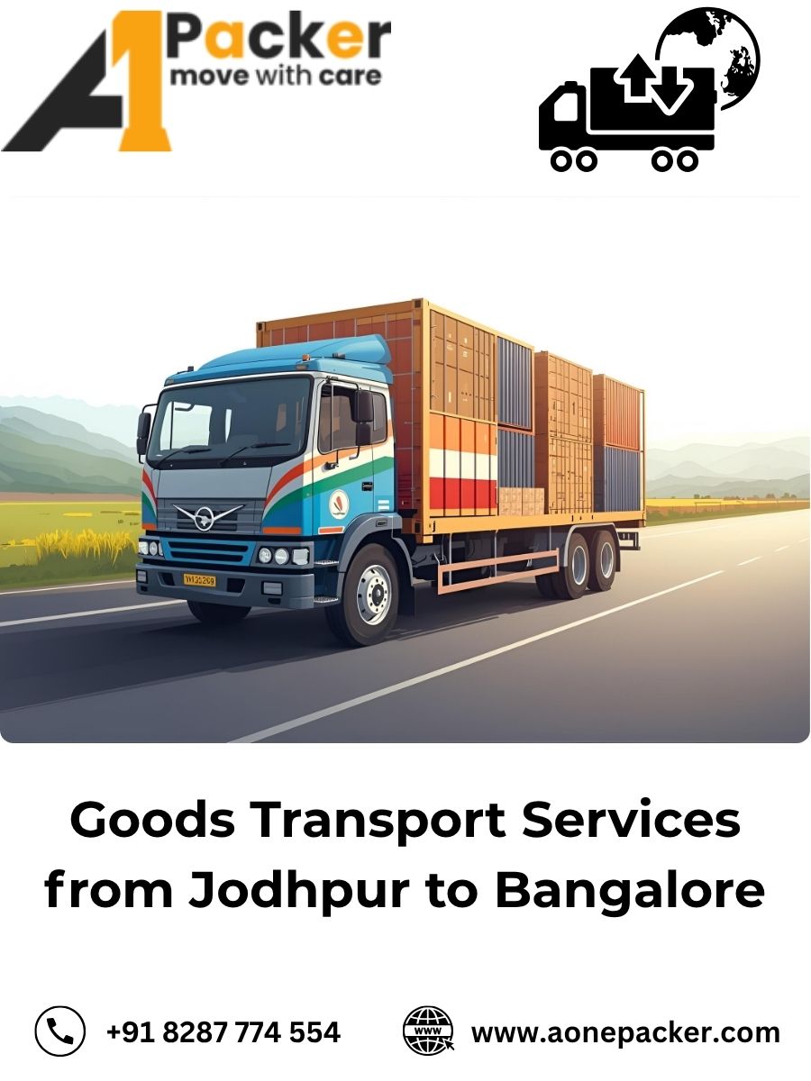 Goods Transport from Jodhpur to Bangalore