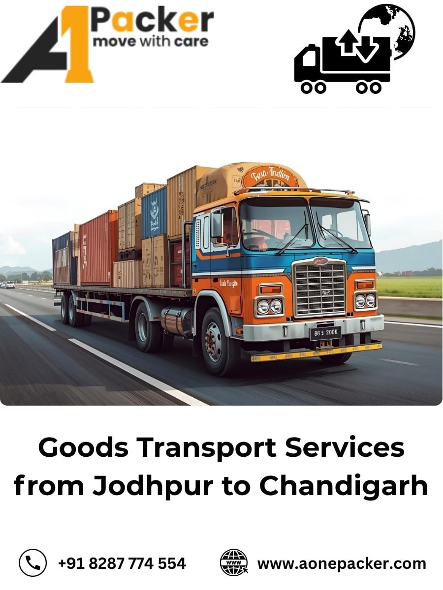 Goods Transport from Jodhpur to Chandigarh