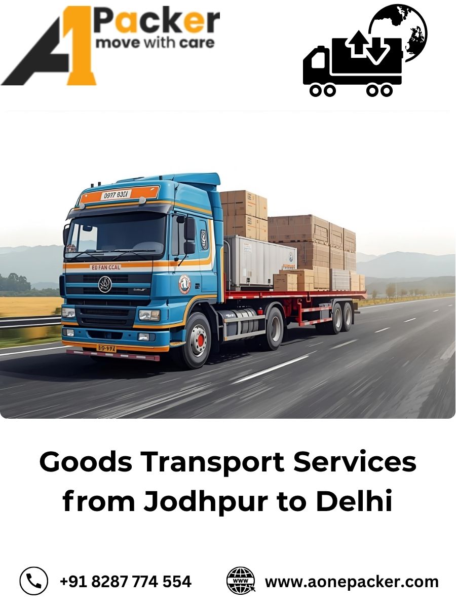 Goods Transport from Jodhpur to Delhi