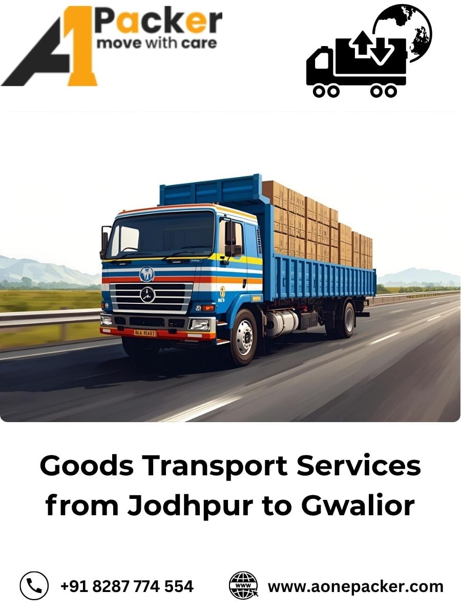 Goods Transport from Jodhpur to Gwalior