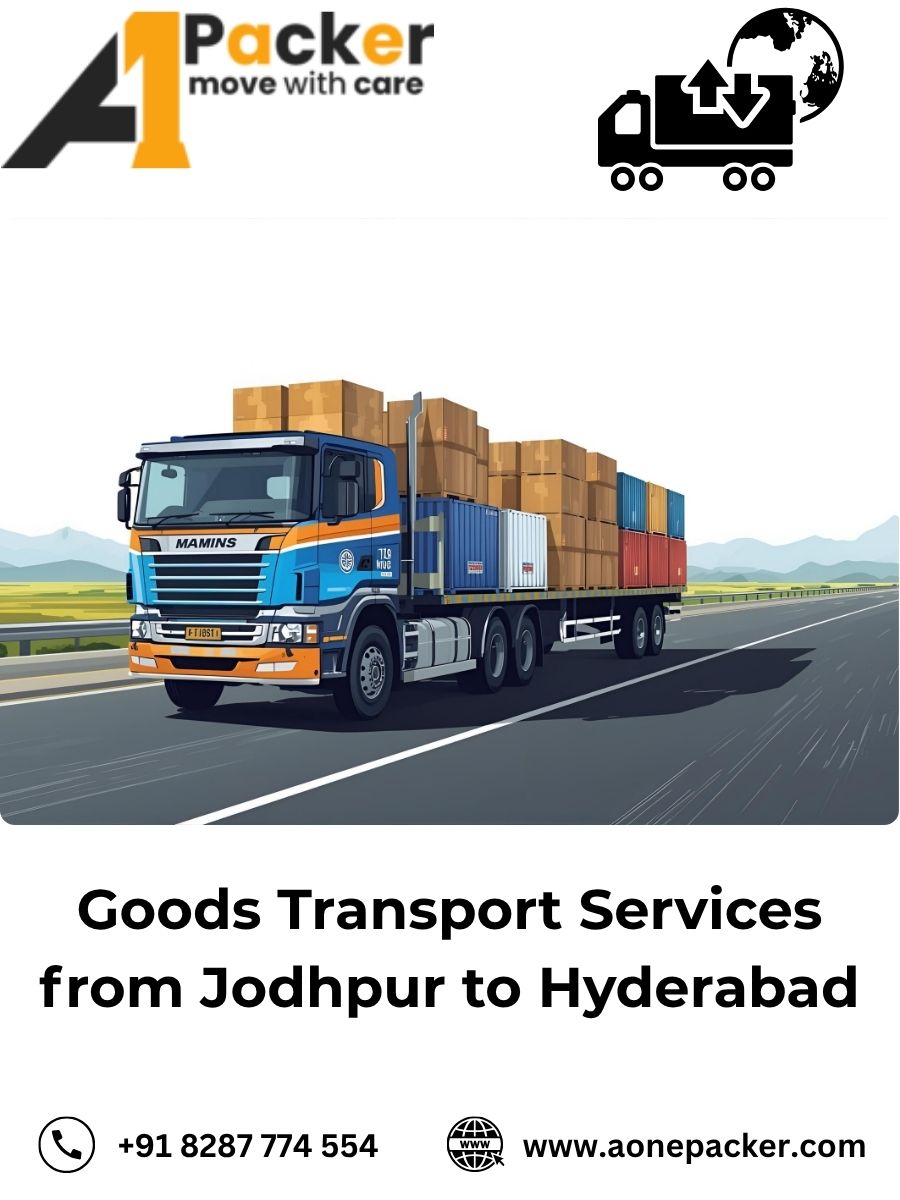 Goods Transport from Jodhpur to Hyderabad