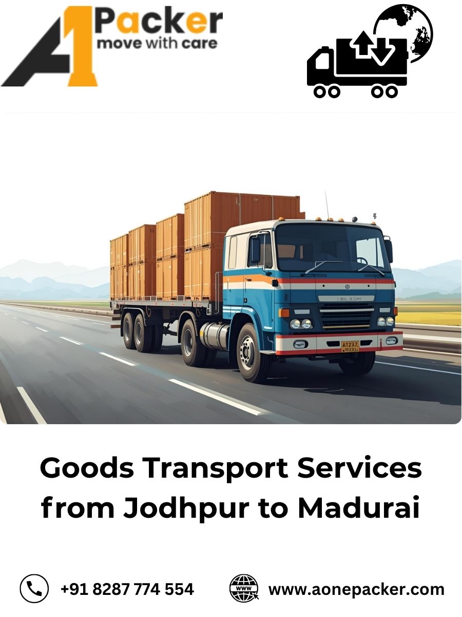 Goods Transport from Jodhpur to Madurai