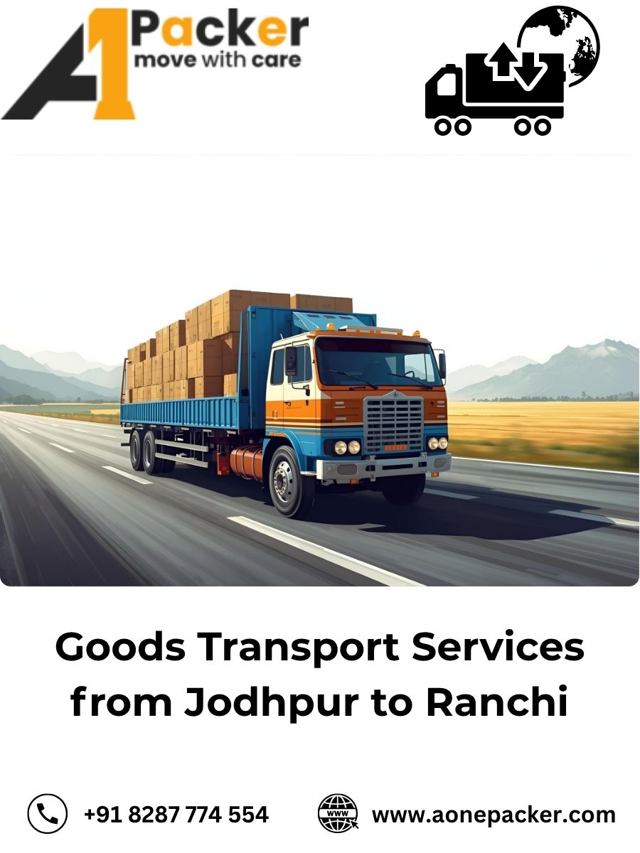 Goods Transport from Jodhpur to Ranchi