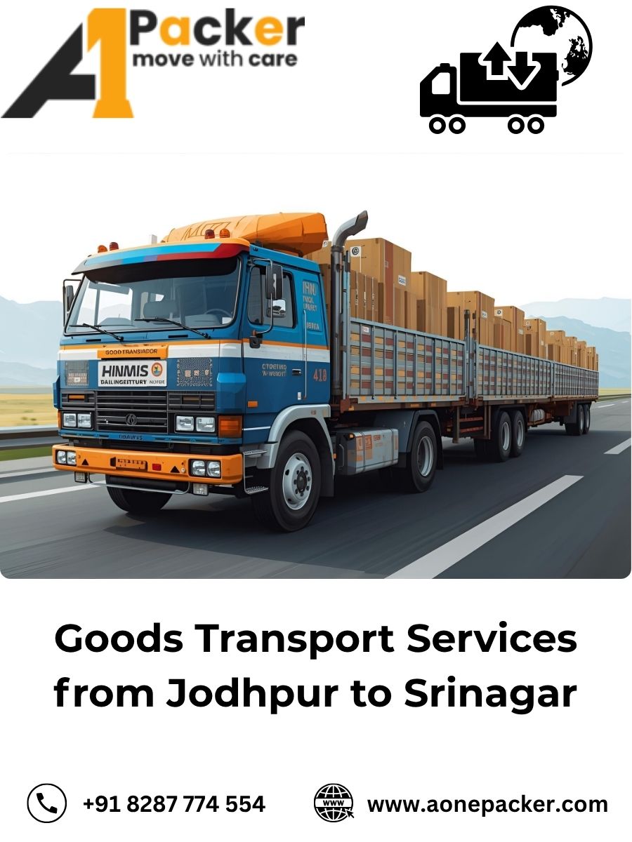 Goods Transport from Jodhpur to Srinagar