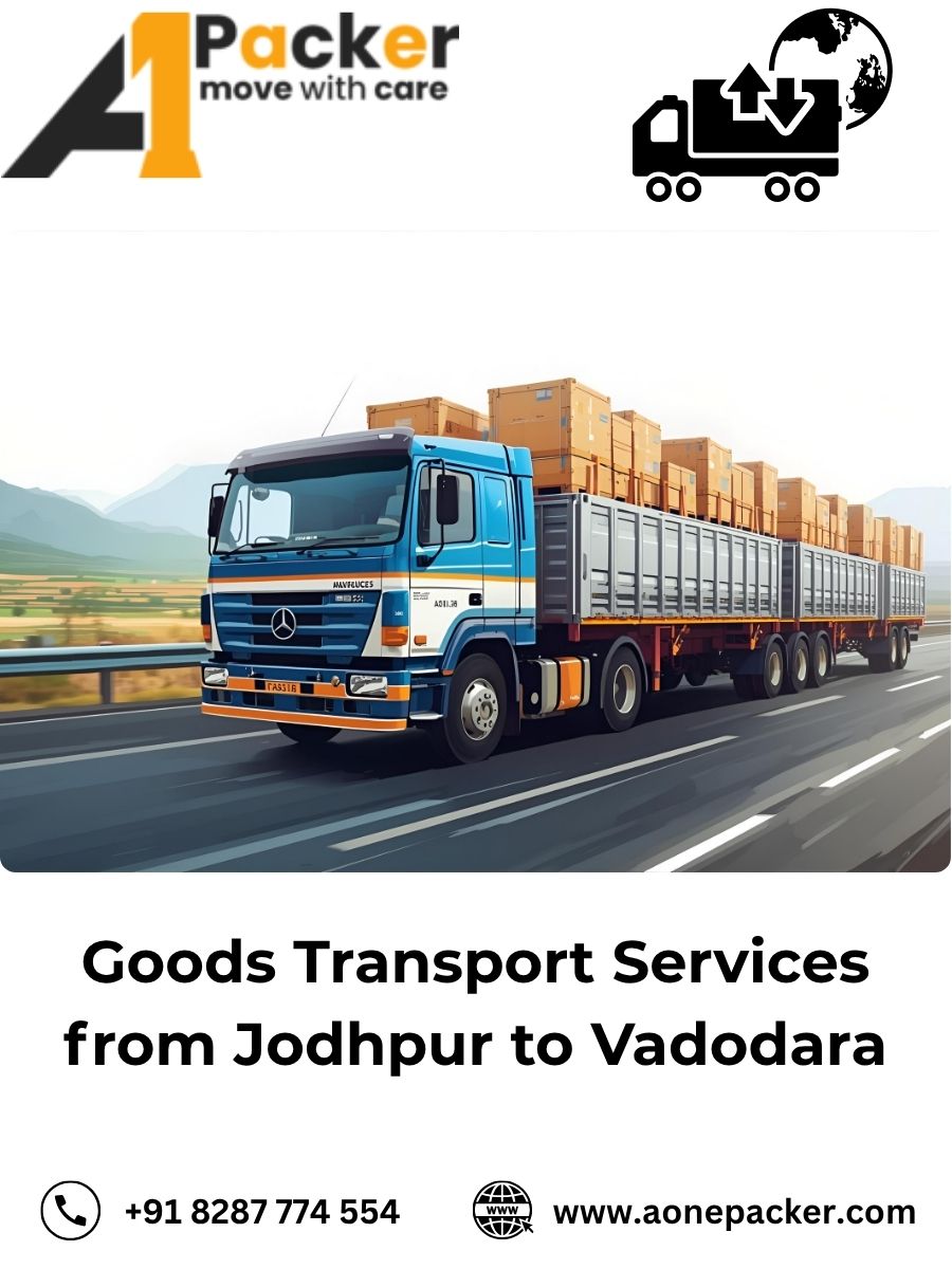 Goods Transport from Jodhpur to Vadodara