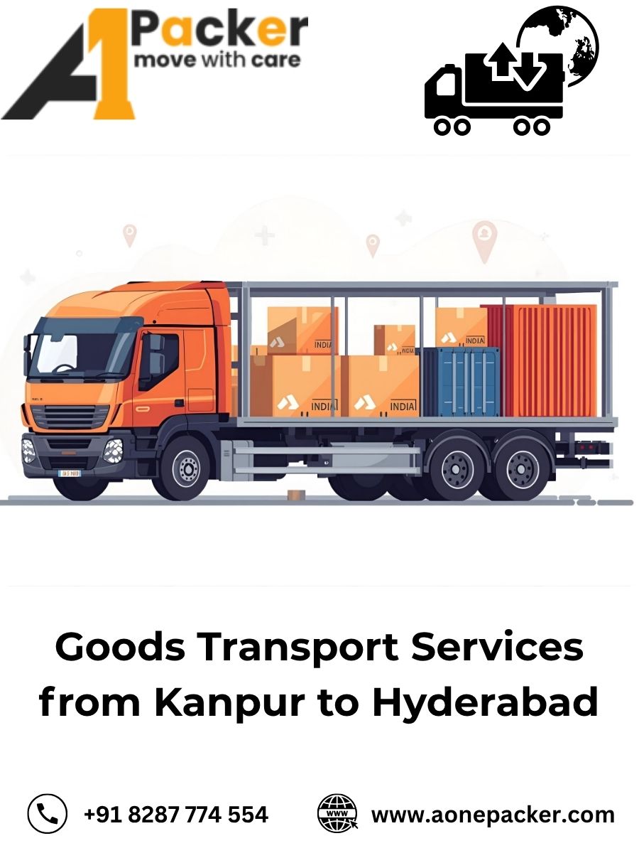 Goods Transport from Kanpur to Hyderabad