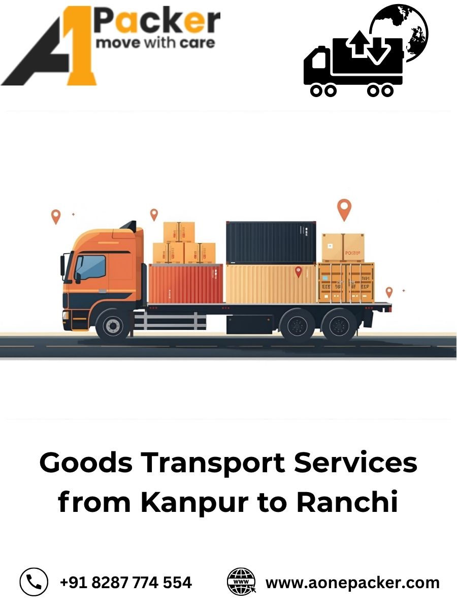 transport cost from Kanpur to Ranchi
