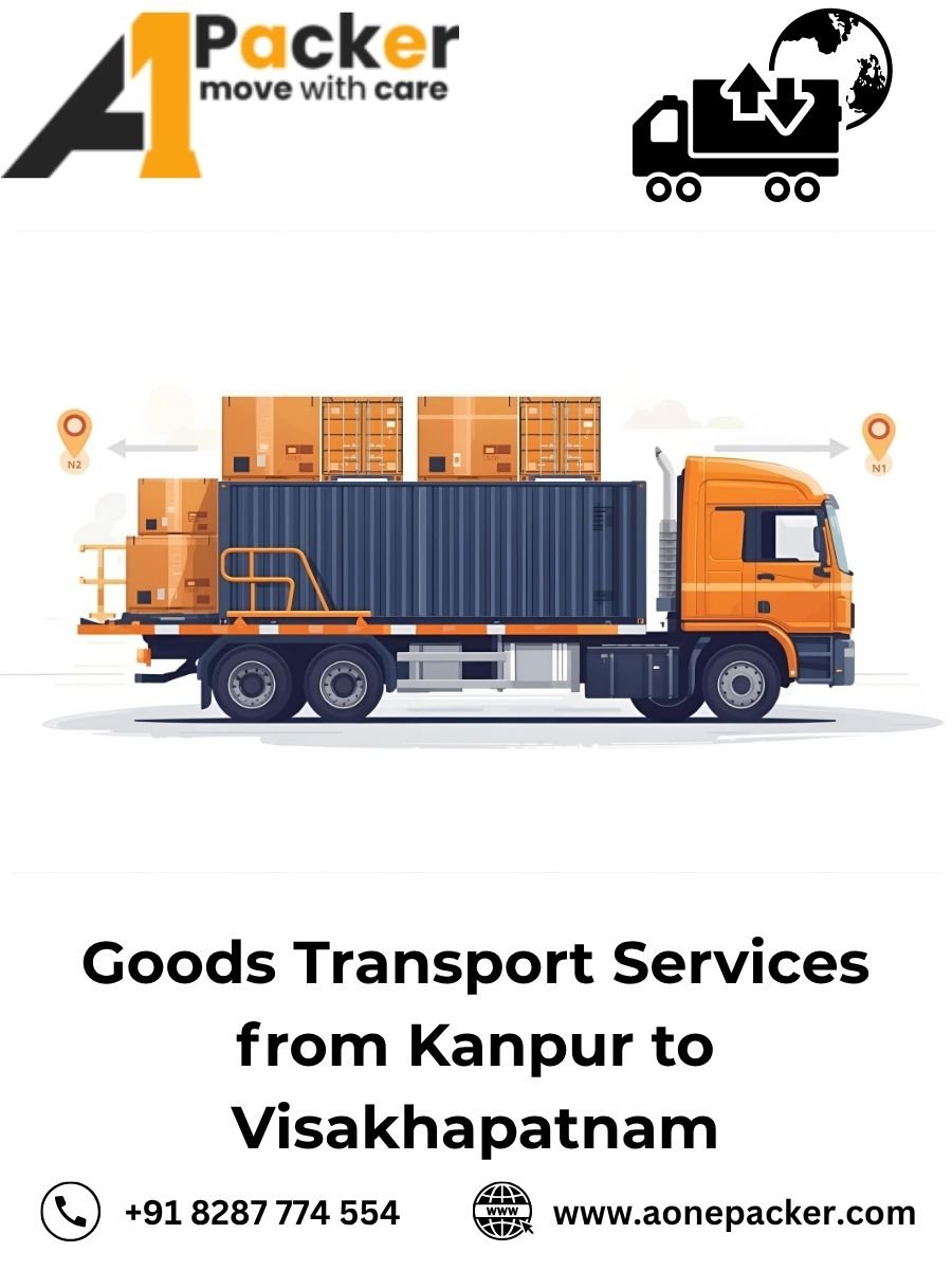 transport cost from Kanpur to Visakhapatnam