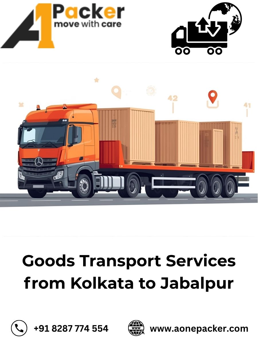 Goods Transport from Kolkata to Jabalpur