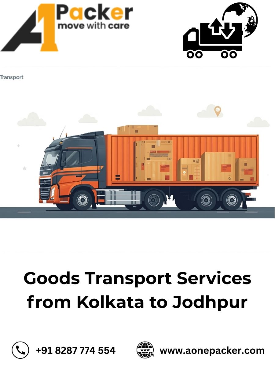 Goods Transport from Kolkata to Jodhpur